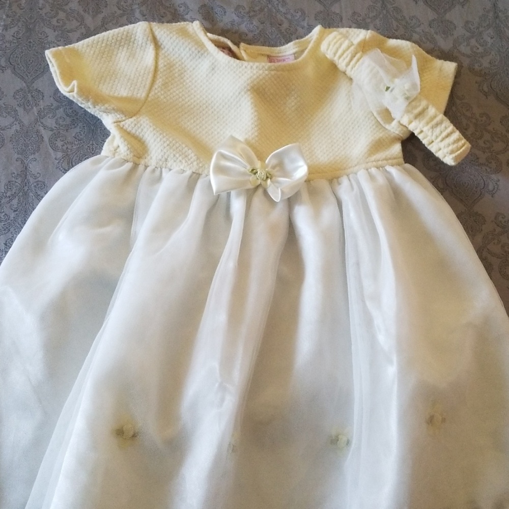 Little Lindsey dress with matching headband